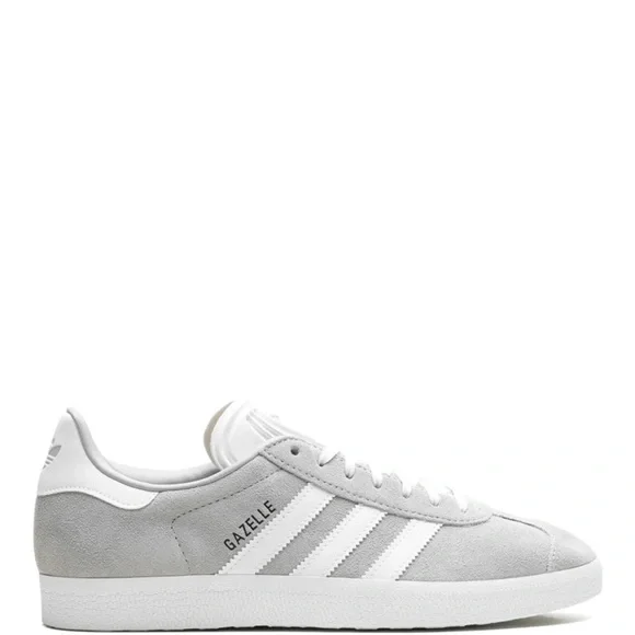 Adidas Gazelle Suede Sneakers in Gray and White - Picture 3 of 10
